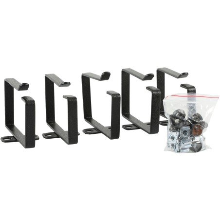 "Lanview Cable Organizer Hook Set - RAO125BL | Tidy Up Your Space with Durable and Versatile Cable Management Solutions"